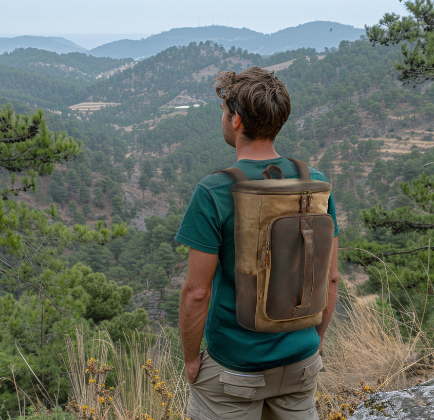 Vintage Canvas Rucksack | Zion