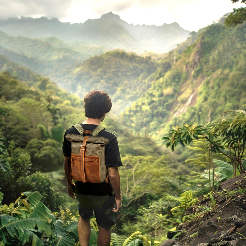 Waxed Canvas Rucksack | Annapurna