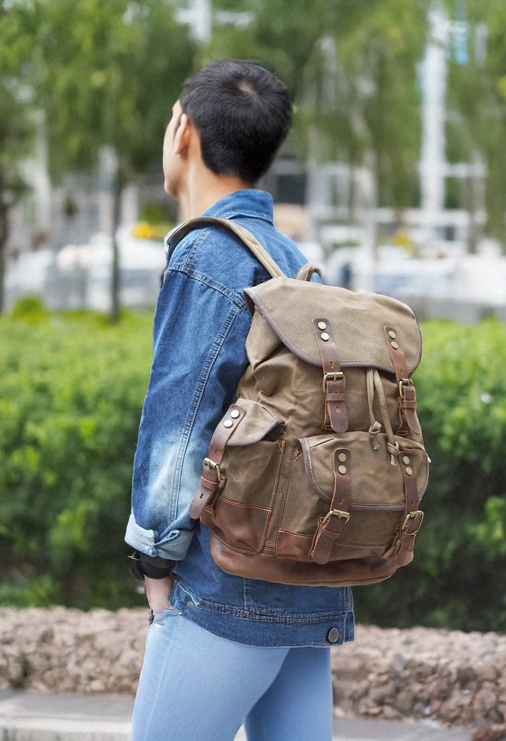 Canvas Hiking Backpack  | Denali