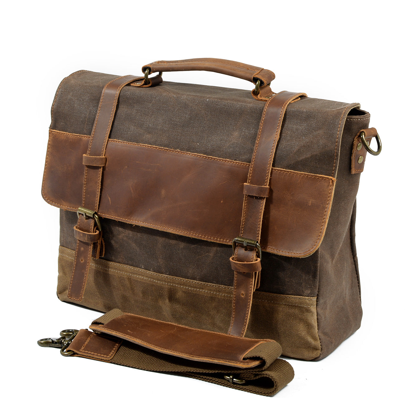 Waxed Canvas Messenger Bag | Atacama