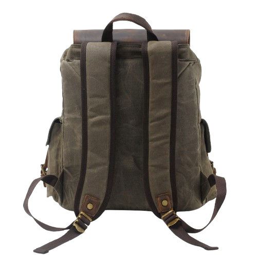 Waxed Canvas Backpack  | Mount Rainier