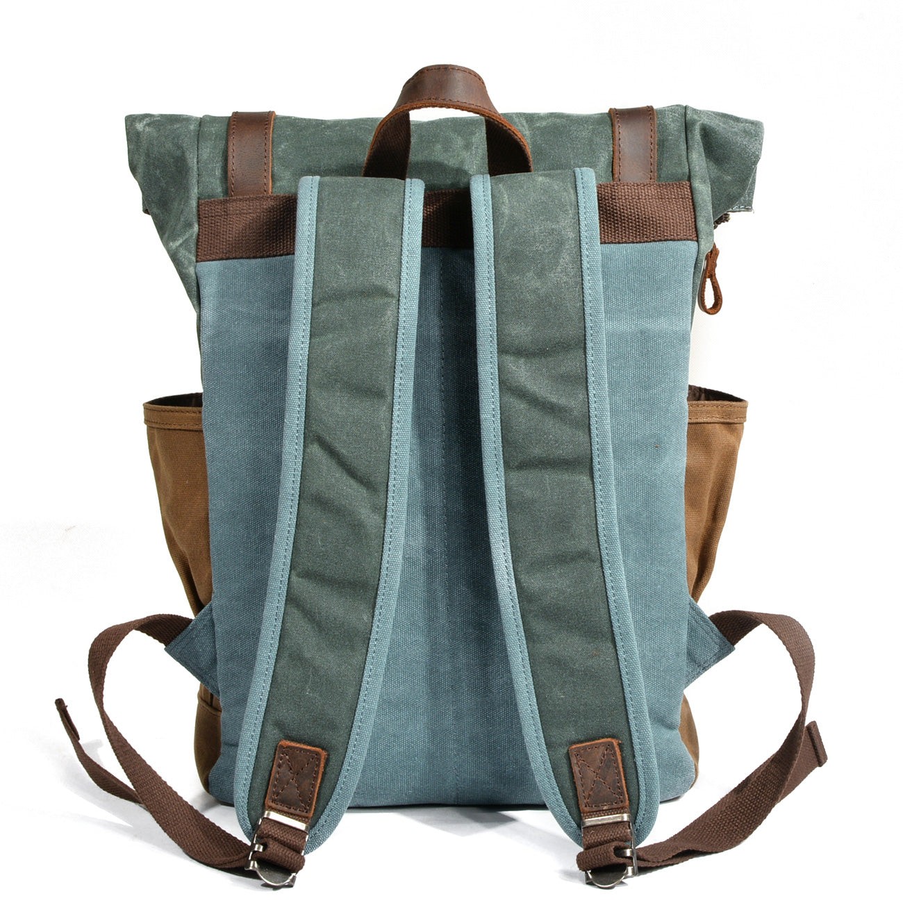 Waxed Canvas Roll Top Backpack  | Mont Blanc