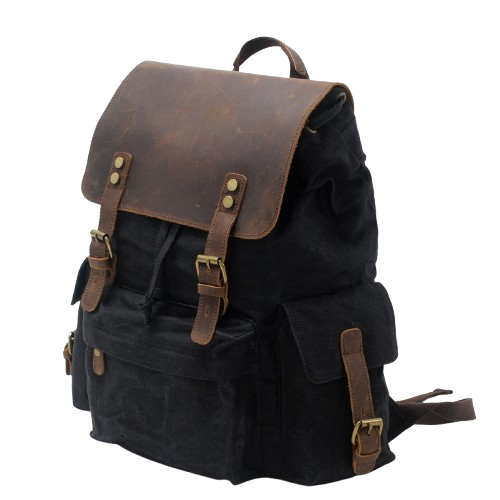 Waxed Canvas Backpack  | Mount Rainier