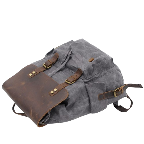 Waxed Canvas Backpack  | Mount Rainier