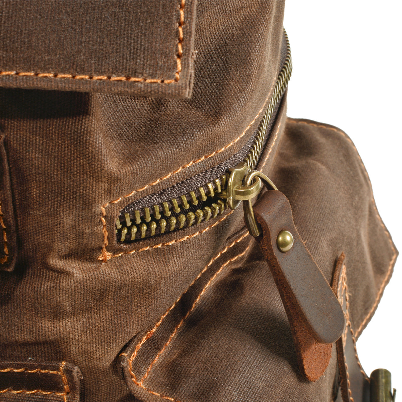 Canvas Drawstring Rucksack  | Redwood
