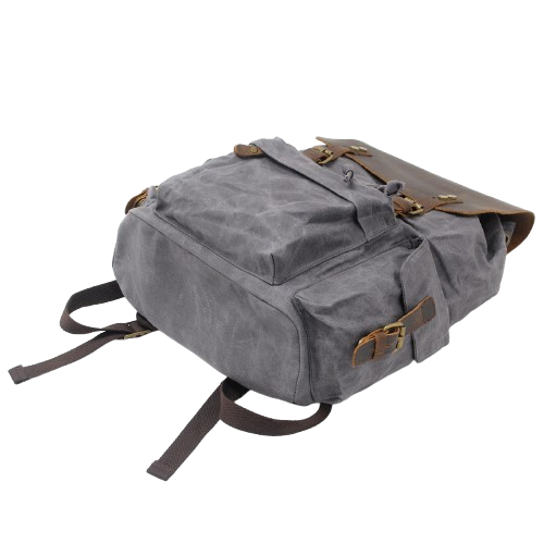 Waxed Canvas Backpack  | Mount Rainier