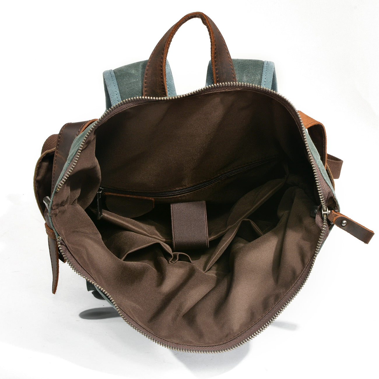 Waxed Canvas Roll Top Backpack  | Mont Blanc