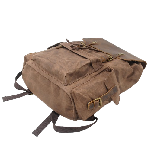 Waxed Canvas Backpack  | Mount Rainier
