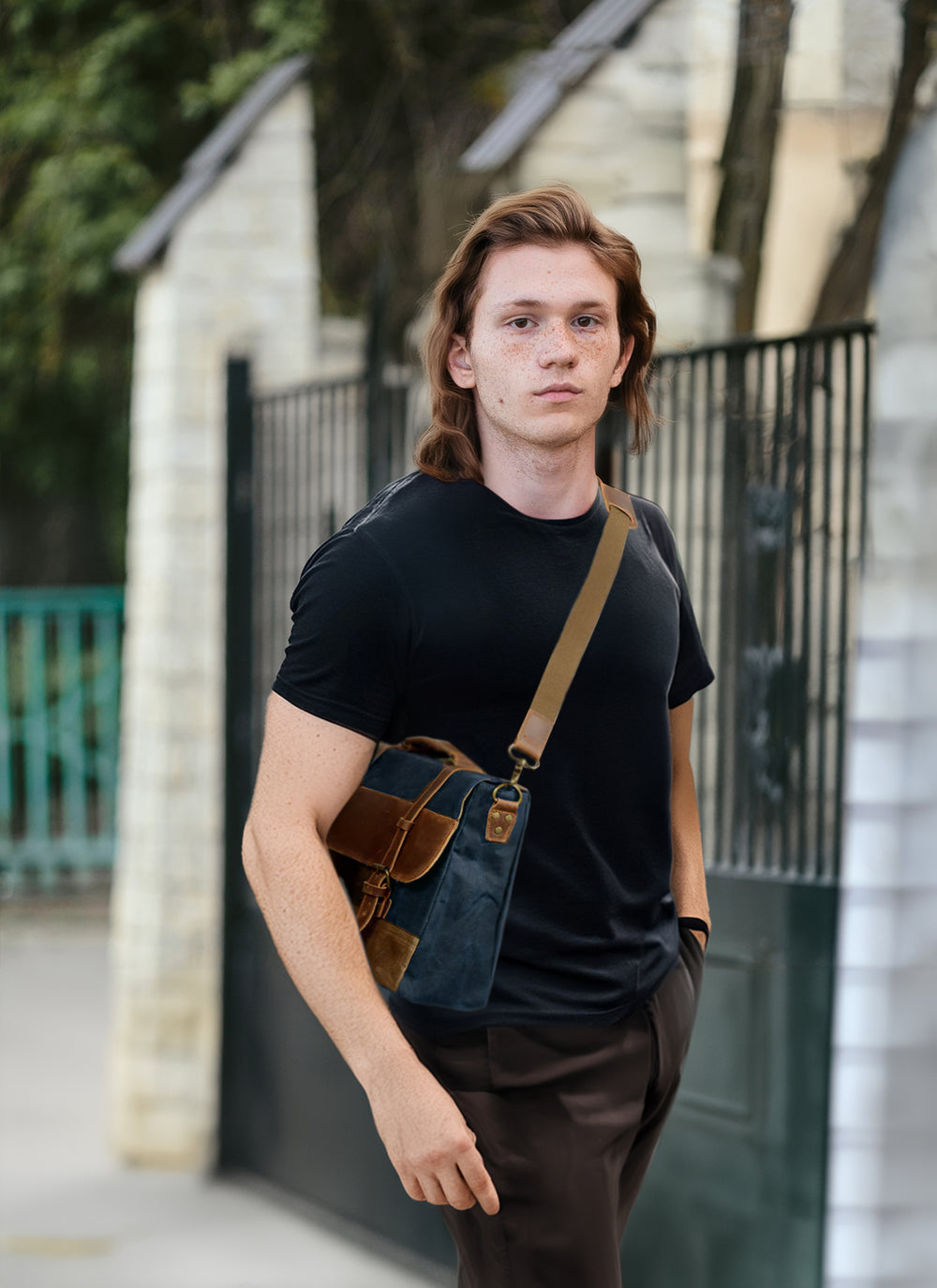 Waxed Canvas Messenger Bag | Atacama