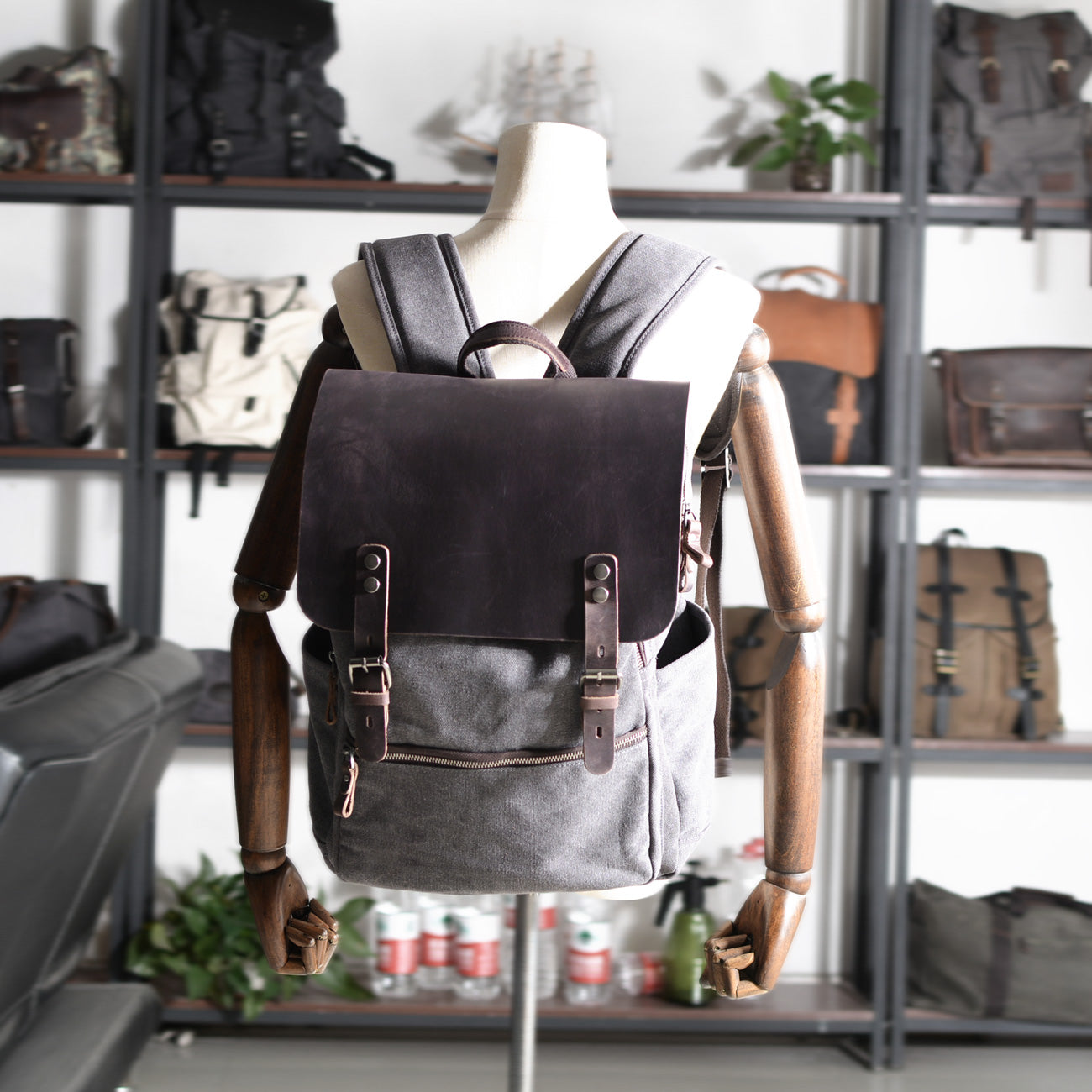 Cotton Canvas Backpack | Table Mountain