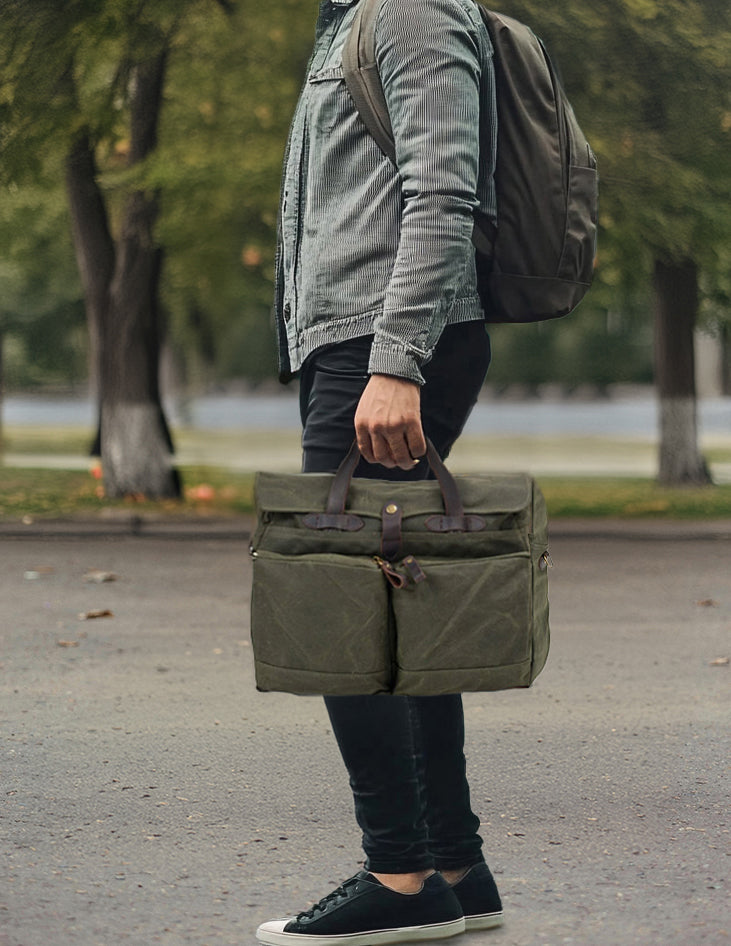 Canvas Shoulder Tote Bag  | Baltic Sea