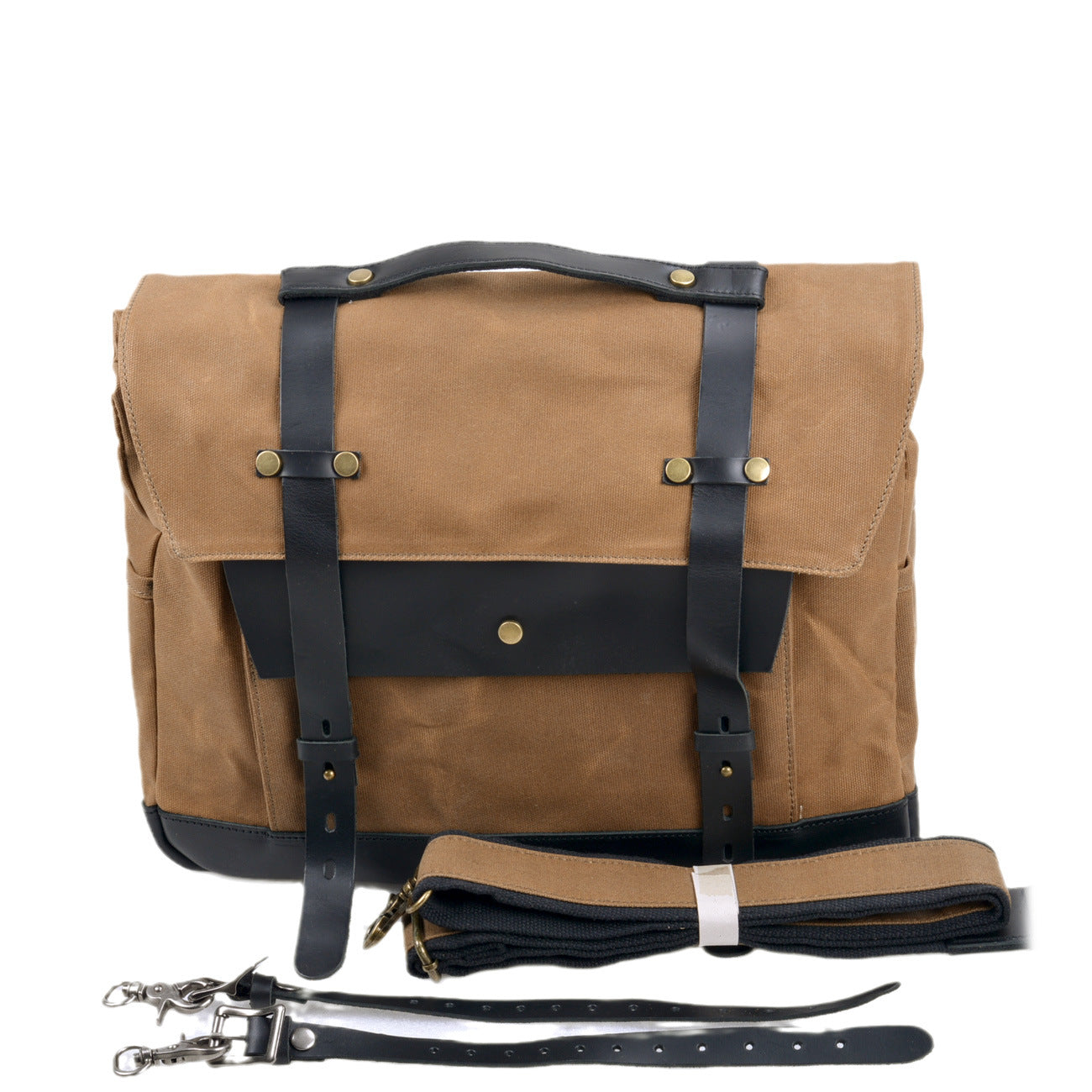 Canvas Motorcycle Saddlebag  | Borneo