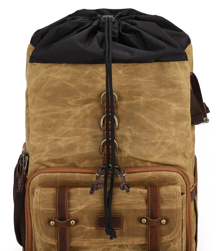 Canvas camera backpack by Kruger, featuring durable materials and multifunctional design for photographers.