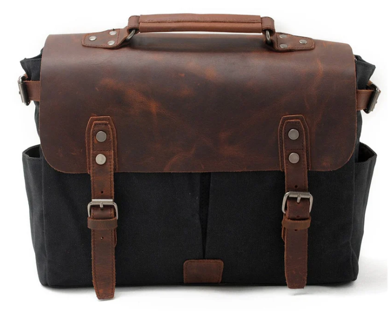 Canvas Crossbody Messenger Bag  | Daintree