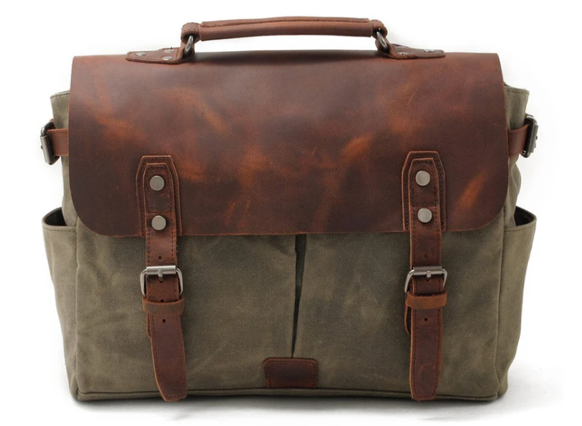 Canvas Crossbody Messenger Bag  | Daintree
