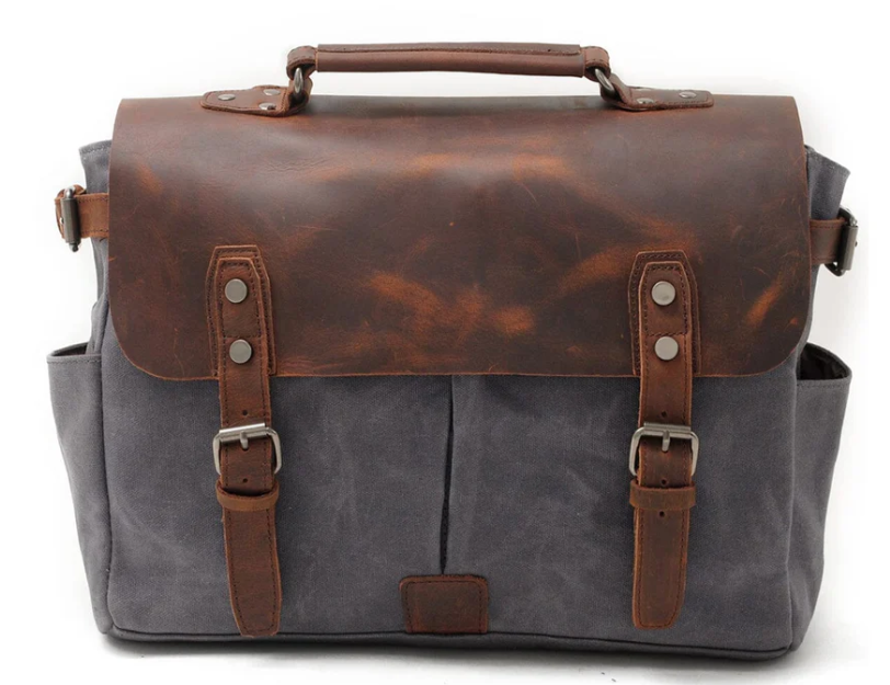 Canvas Crossbody Messenger Bag  | Daintree