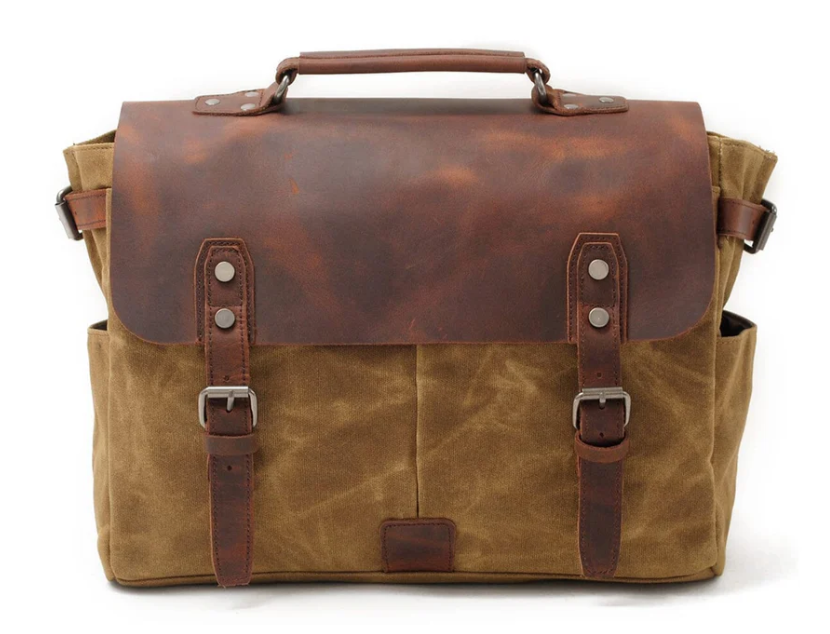 Canvas Crossbody Messenger Bag  | Daintree