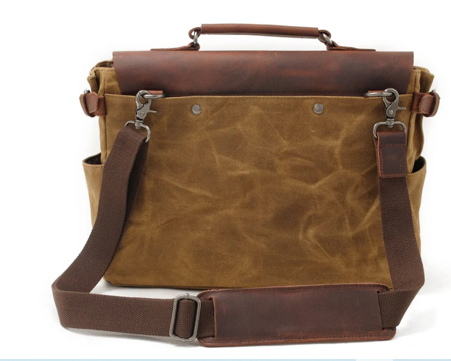 Canvas Crossbody Messenger Bag  | Daintree