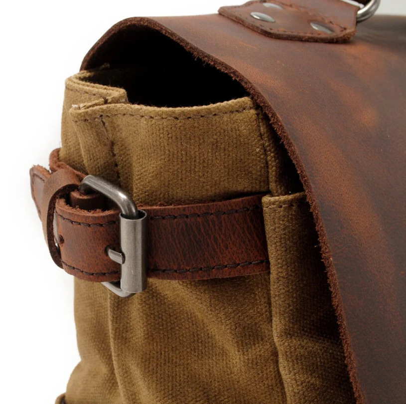 Canvas Crossbody Messenger Bag  | Daintree