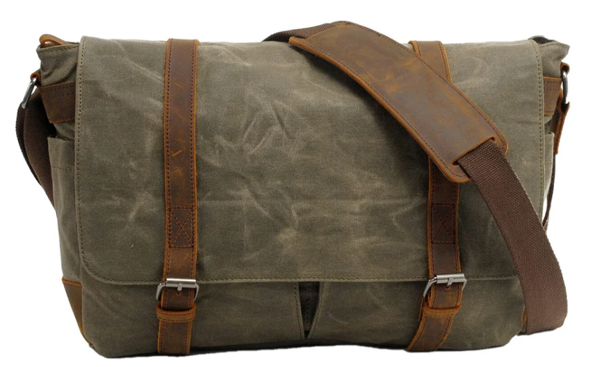 Canvas Laptop Messenger Bag | Andes