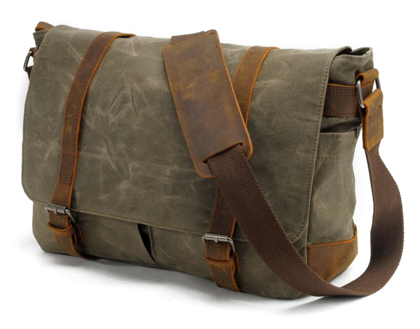 Canvas Laptop Messenger Bag | Andes