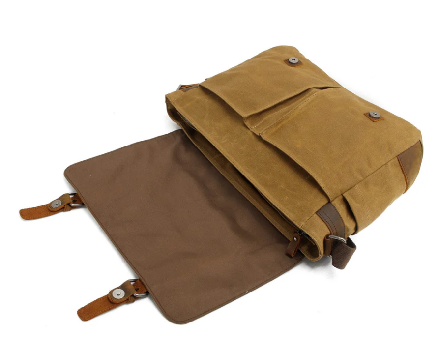 Canvas Laptop Messenger Bag | Andes