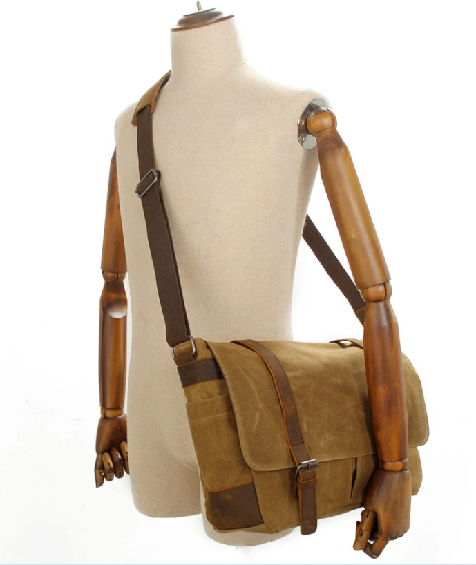 Canvas Laptop Messenger Bag | Andes