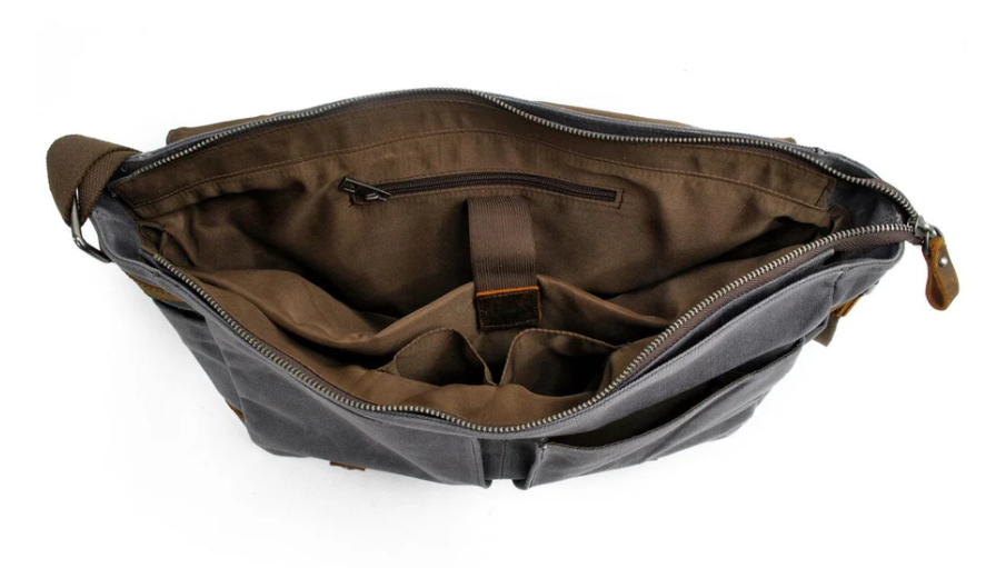 Canvas Laptop Messenger Bag | Andes