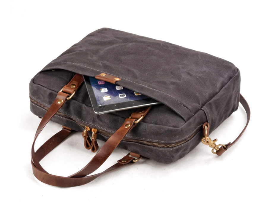 Canvas Laptop Messenger Bag  | Great Barrier Reef