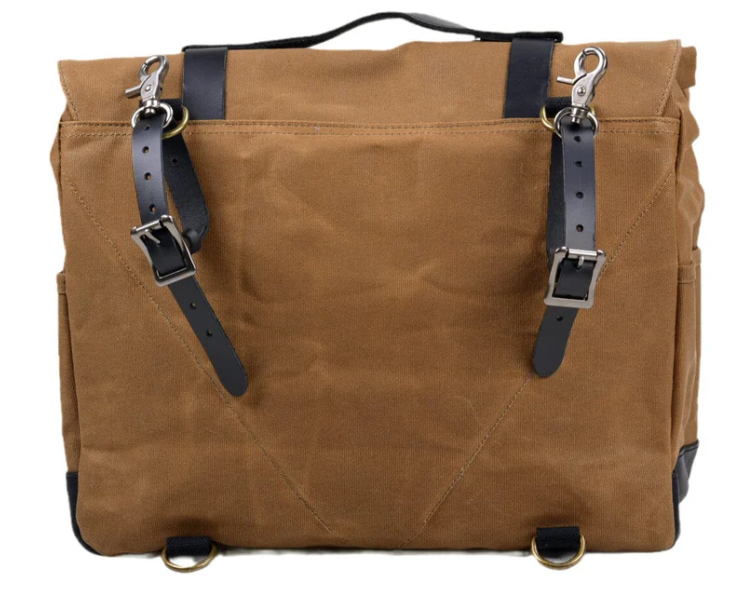 Canvas Motorcycle Saddlebag  | Borneo