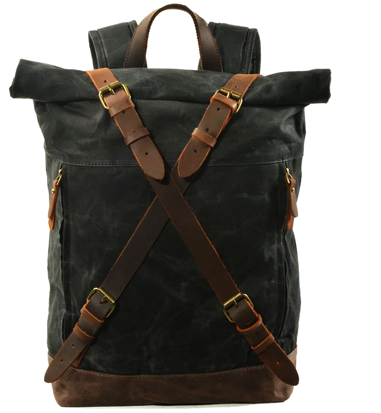 Canvas Rucksack Backpack  | Mount Vesuvius