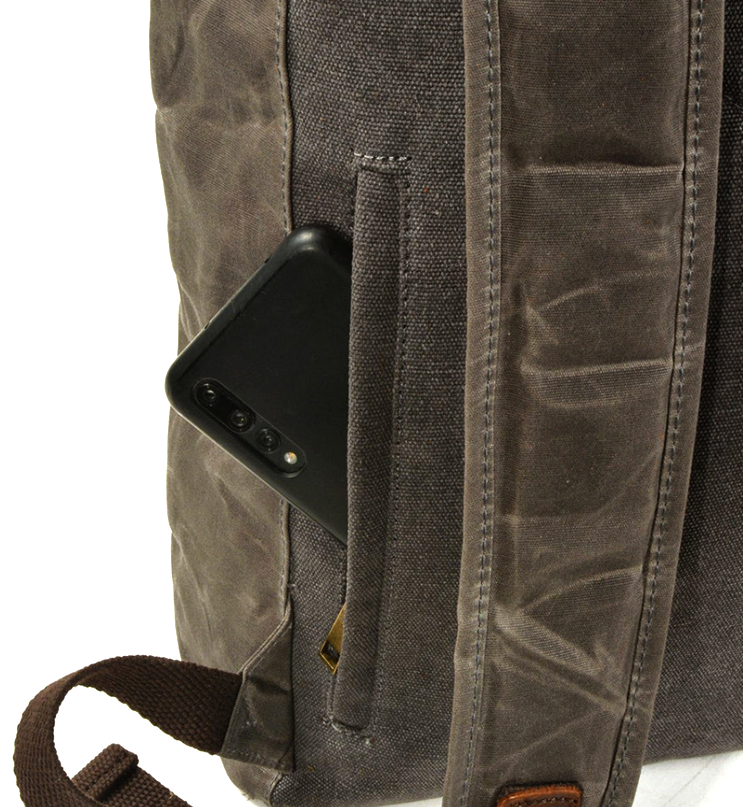 Canvas Rucksack Backpack  | Mount Vesuvius
