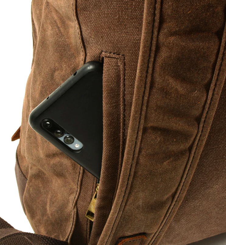 Canvas Rucksack Backpack  | Mount Vesuvius