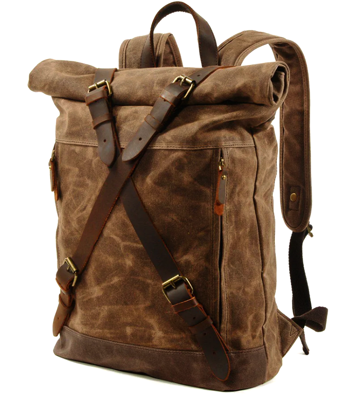 Canvas Rucksack Backpack  | Mount Vesuvius
