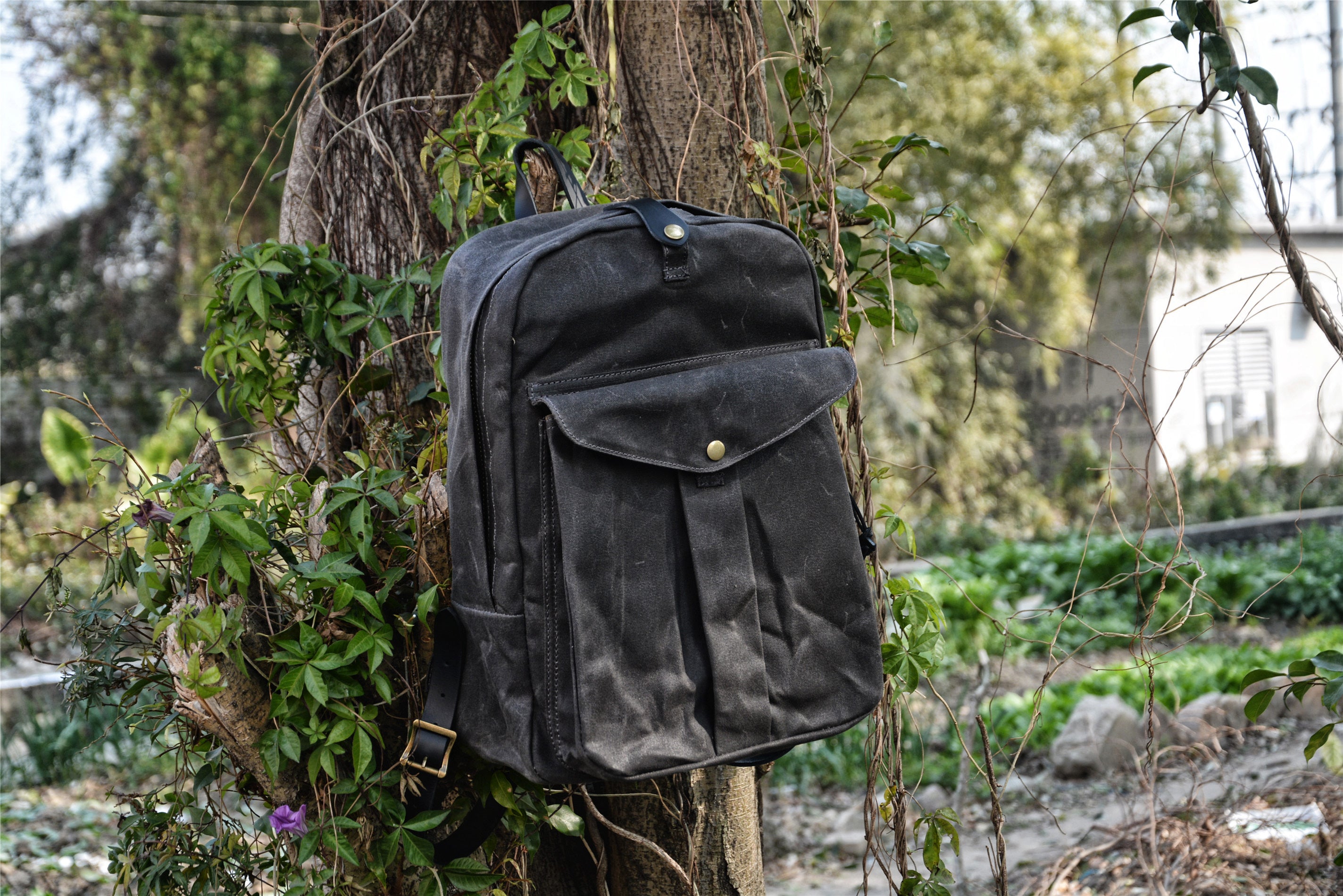 Canvas Backpack  | Plitvice Lakes