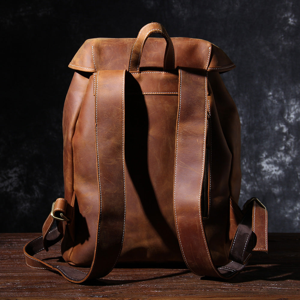 Leather Knapsack | Red Sea