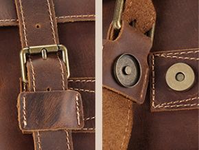 Leather Backpack Brown | Waitomo