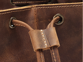 Leather Backpack Brown | Waitomo