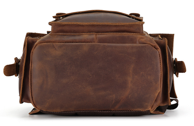 Leather Backpack Brown | Waitomo