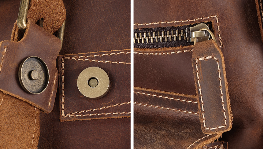 Leather Backpack Brown | Waitomo