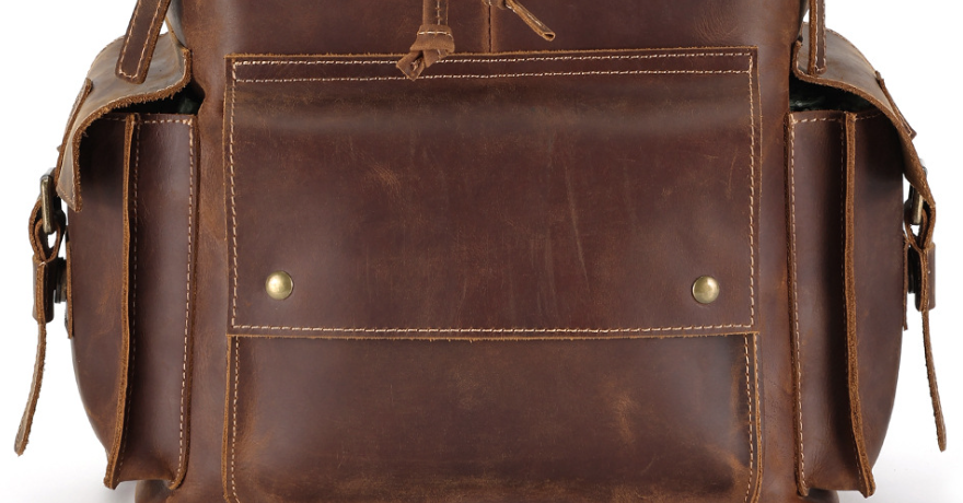 Leather Backpack Brown | Waitomo