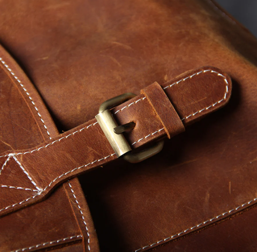 Leather Knapsack | Red Sea