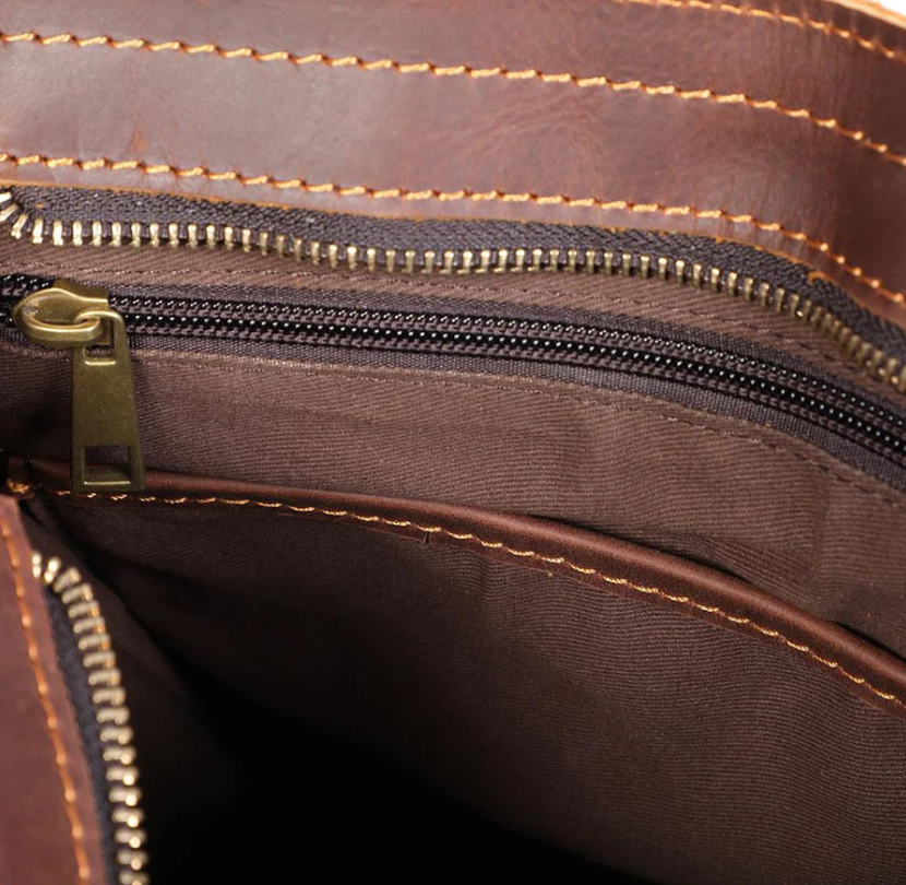Small Leather Rucksack  | Atlantic Ocean