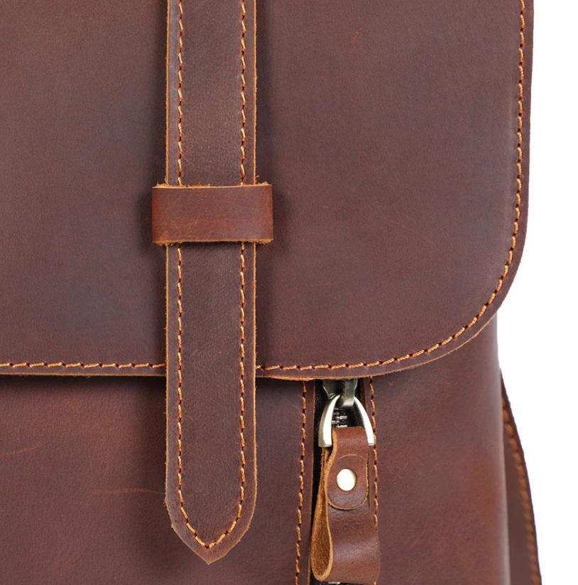 Small Leather Rucksack  | Atlantic Ocean