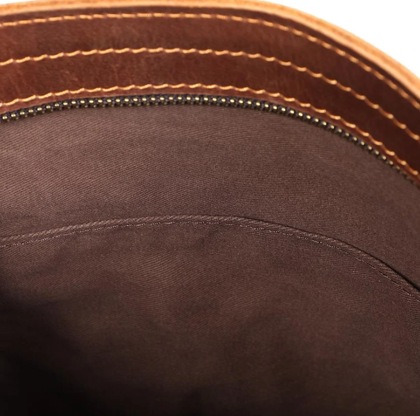 Small Leather Rucksack  | Atlantic Ocean