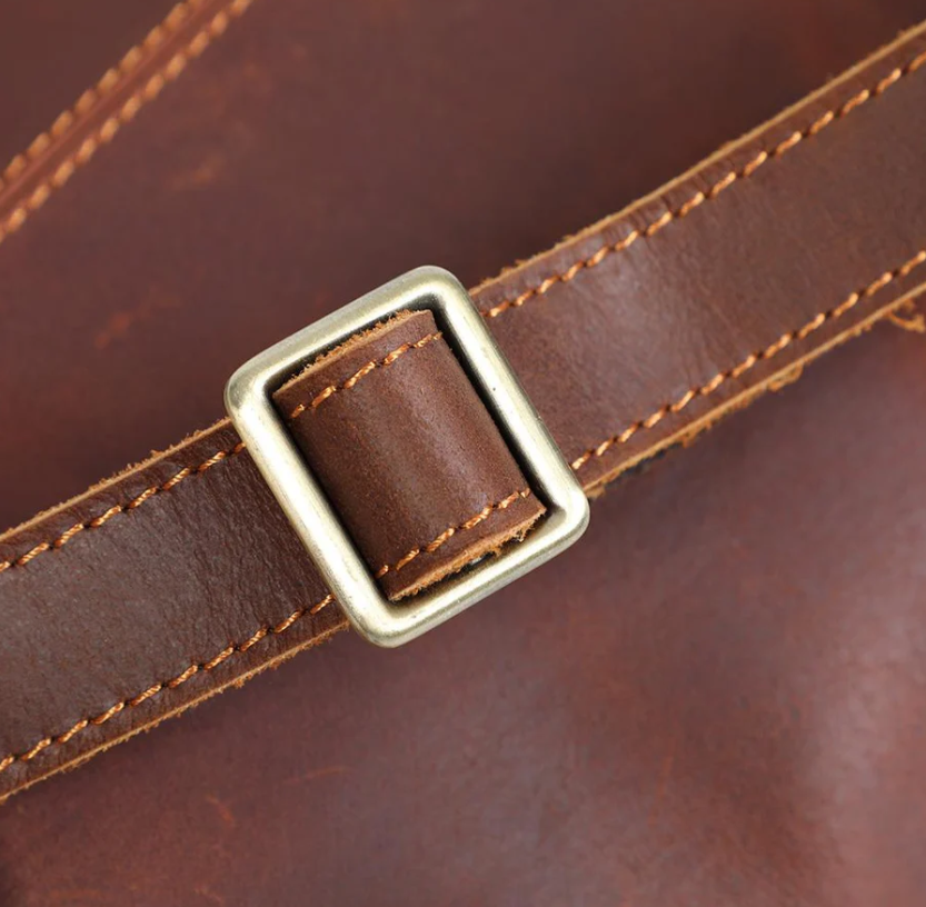 Small Leather Rucksack  | Atlantic Ocean