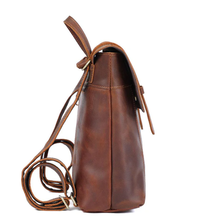 Small Leather Rucksack  | Atlantic Ocean