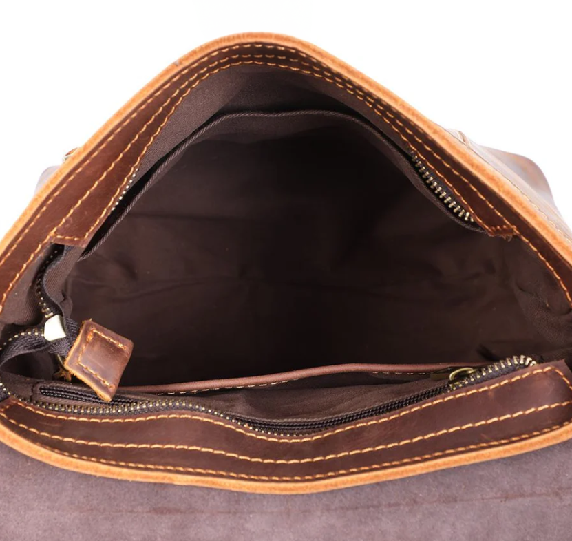 Small Leather Rucksack  | Atlantic Ocean