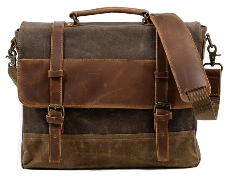 Waxed Canvas Messenger Bag | Atacama