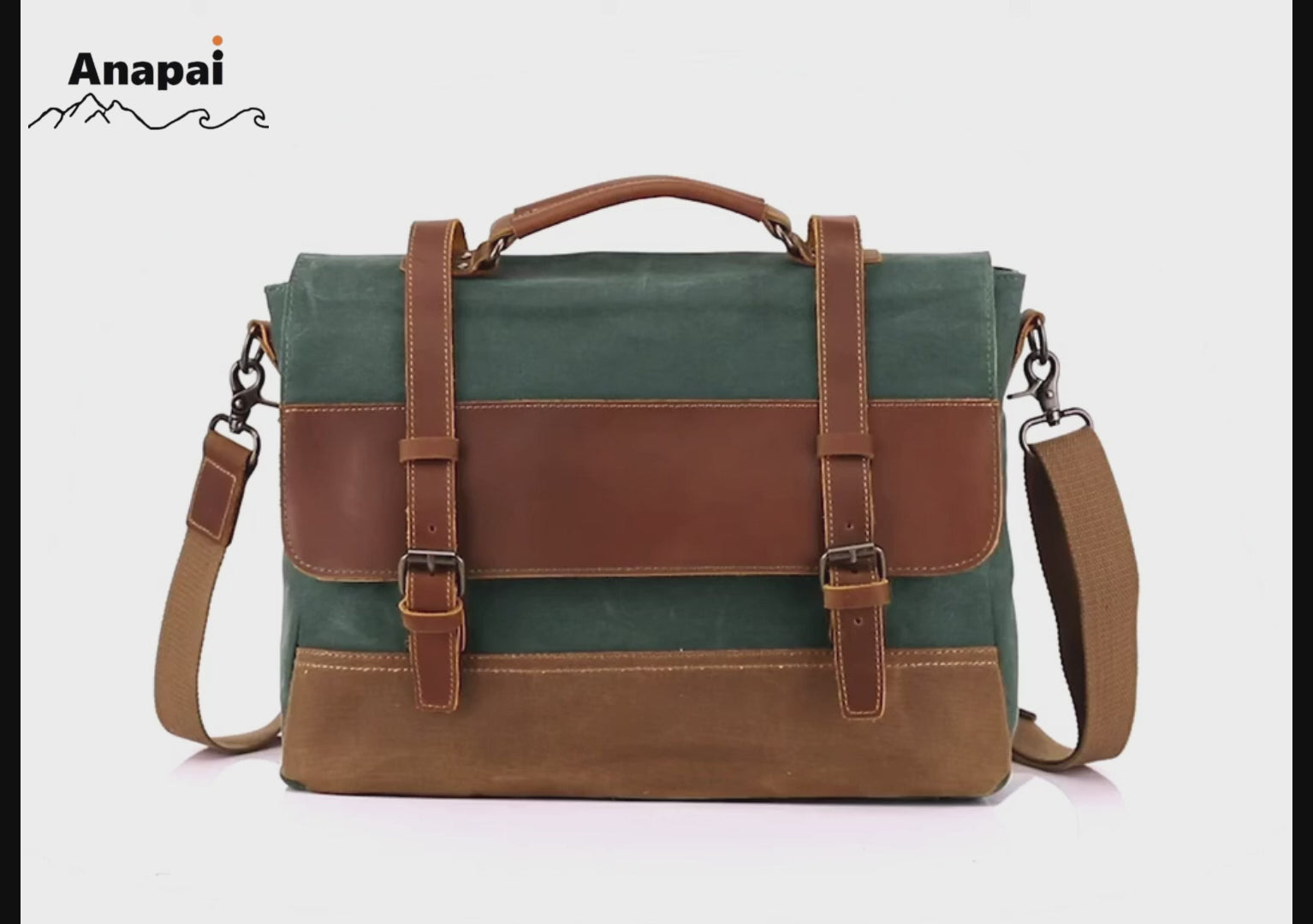 Waxed Canvas Messenger Bag | Atacama